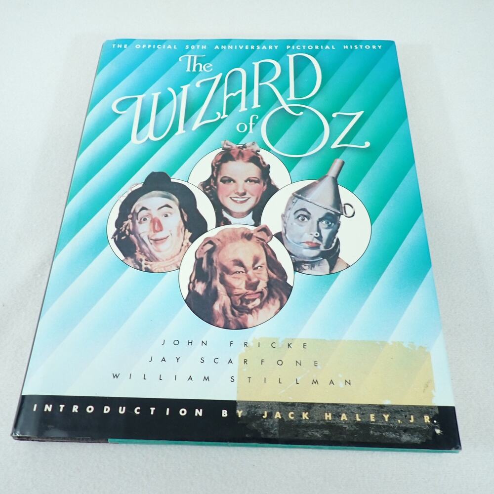 Wizard of Oz Official 50th Anniversary Pictorial History Hardcover 1989